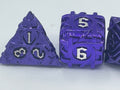 Metal Zongzi Dice Set Purple