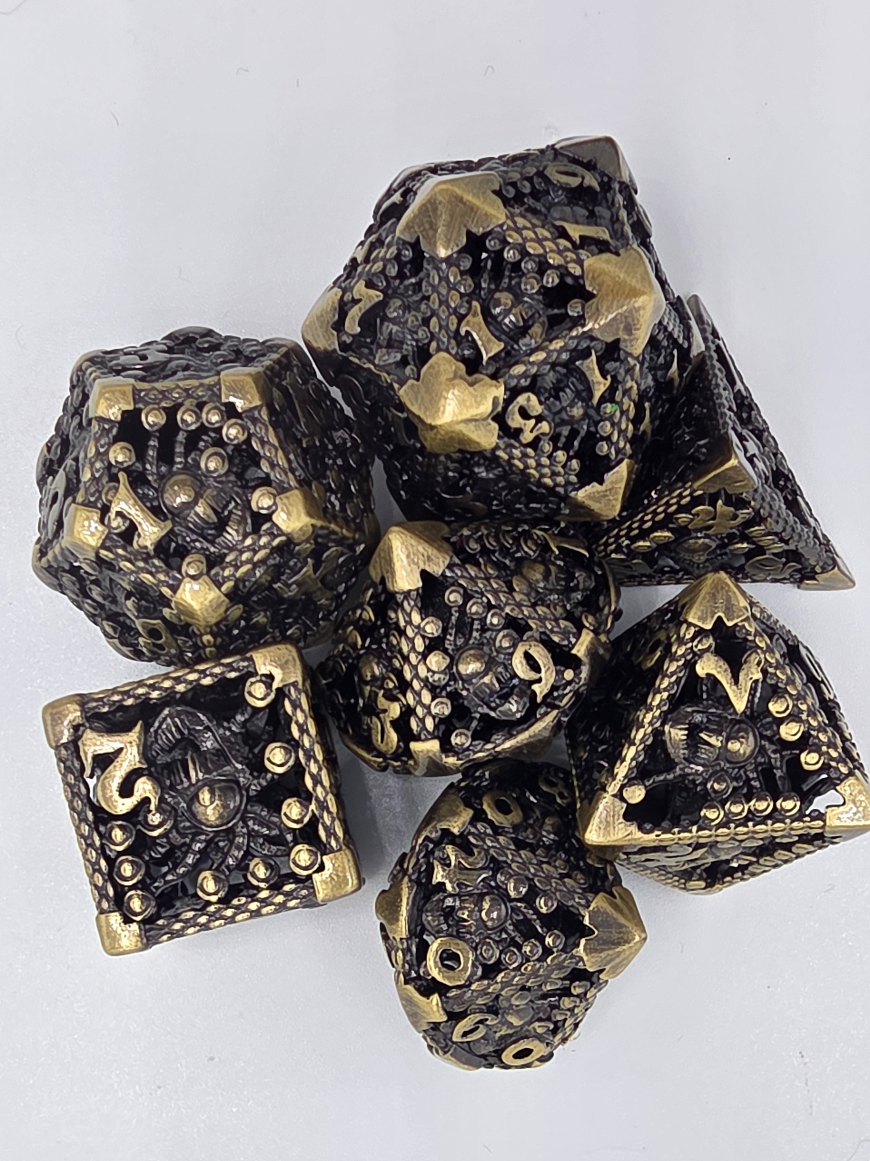 Hollow beholder dice set