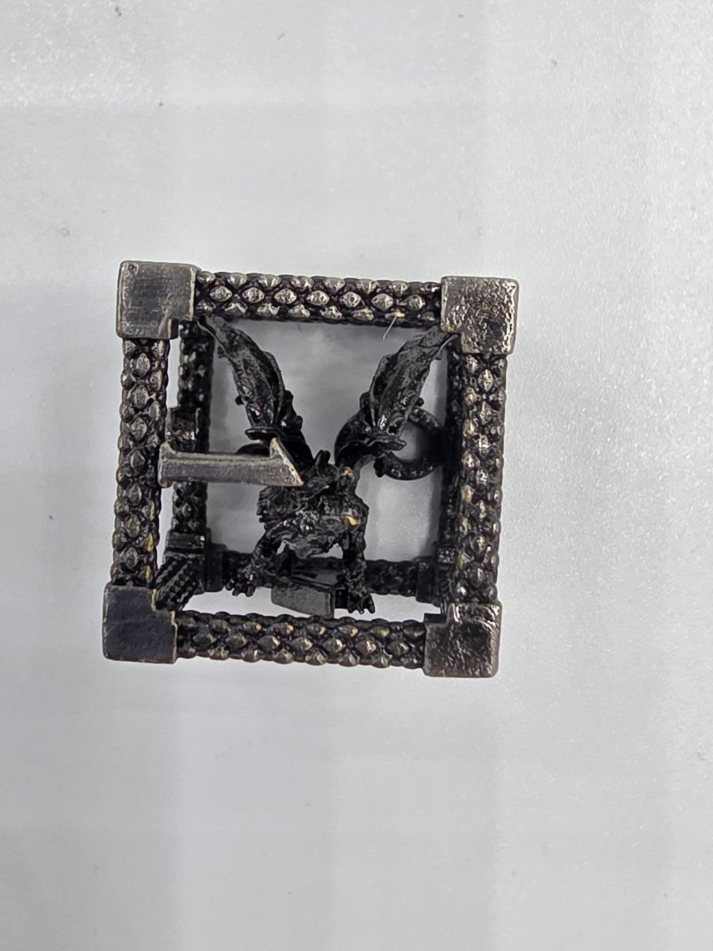 Hollow metal dragon dice