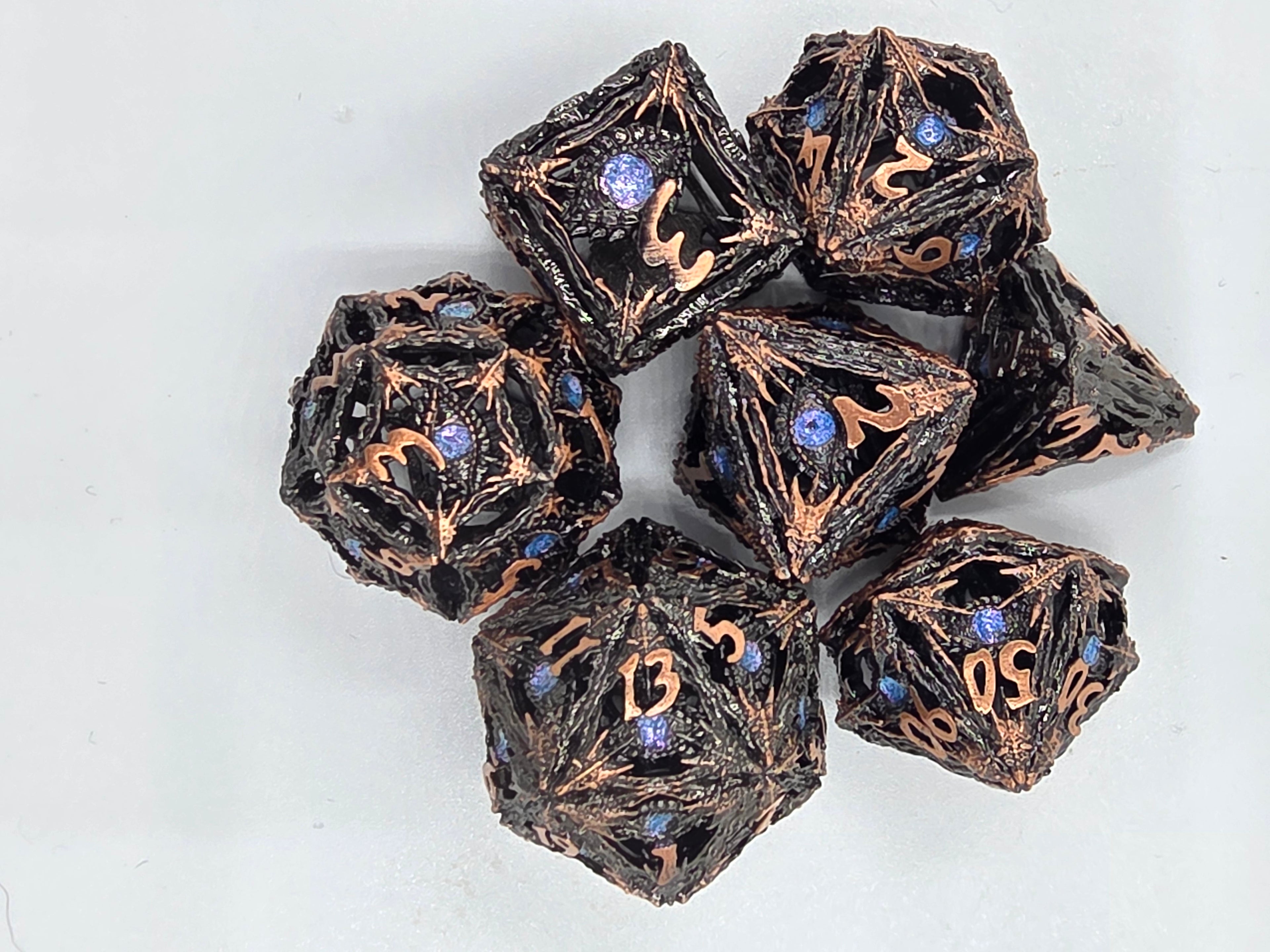 Hollow eye dice set