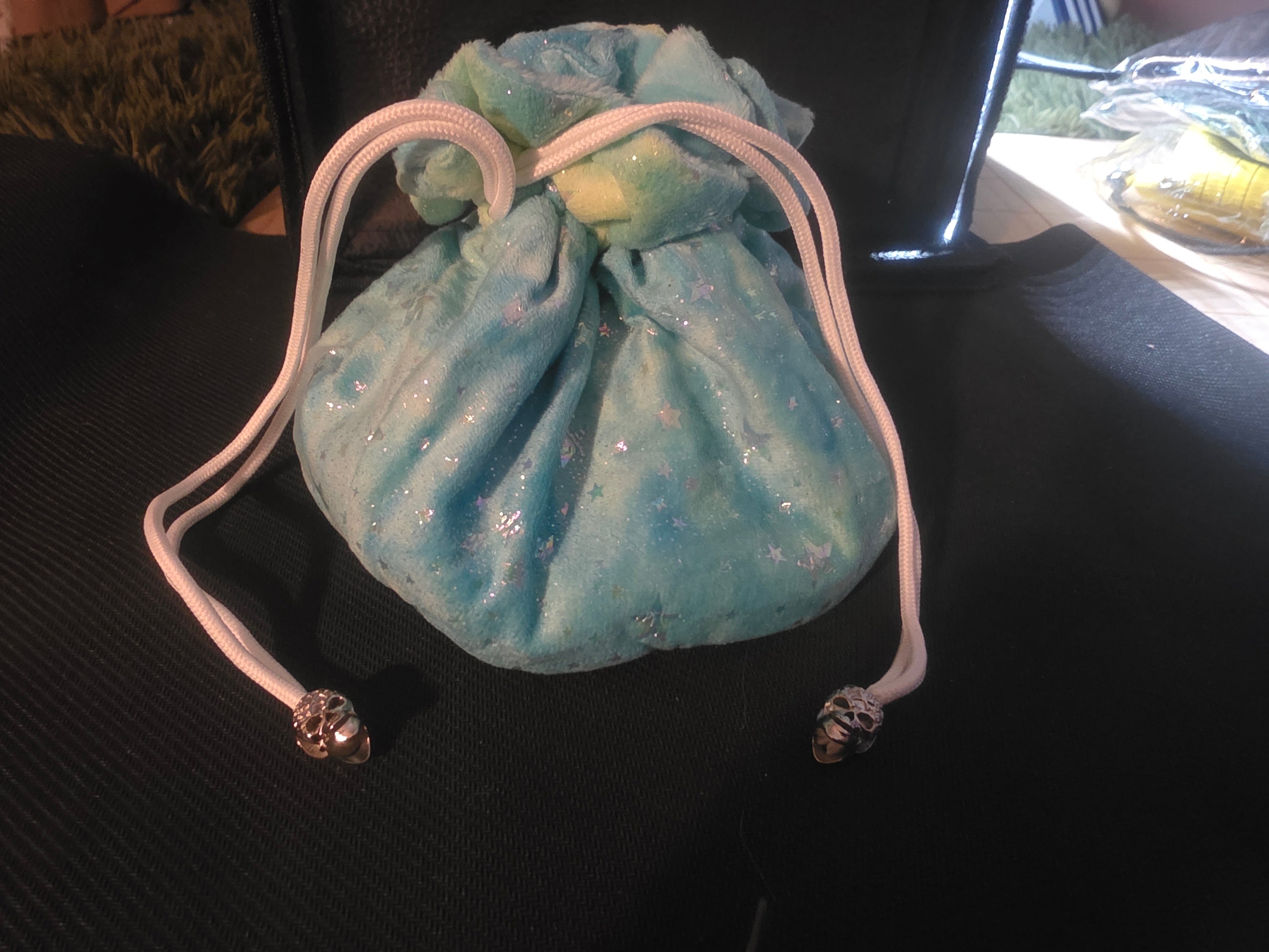 Tie dye dice bag