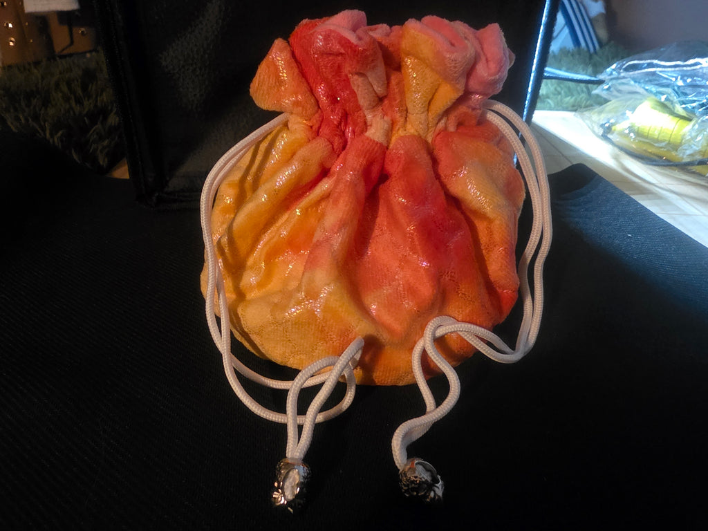 Tie dye dice bag