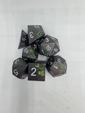 Glitter flower dice set