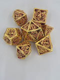 Imperial Dragon’s Hoard hollow metal dice set