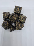 The Gilded Bramble metal dice set