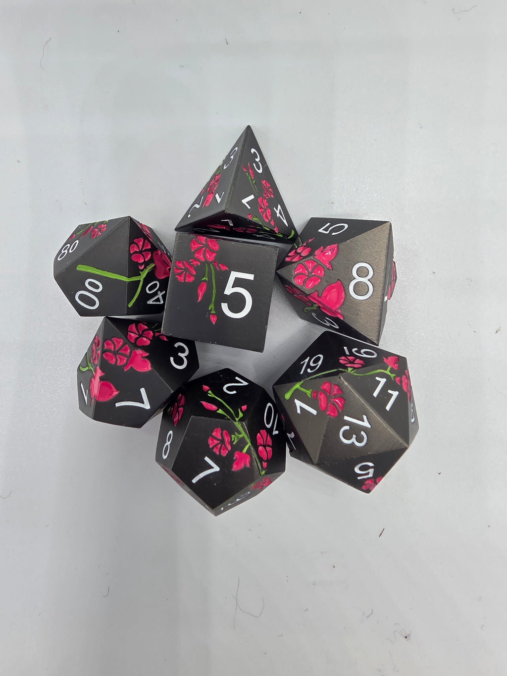 Flower dice set
