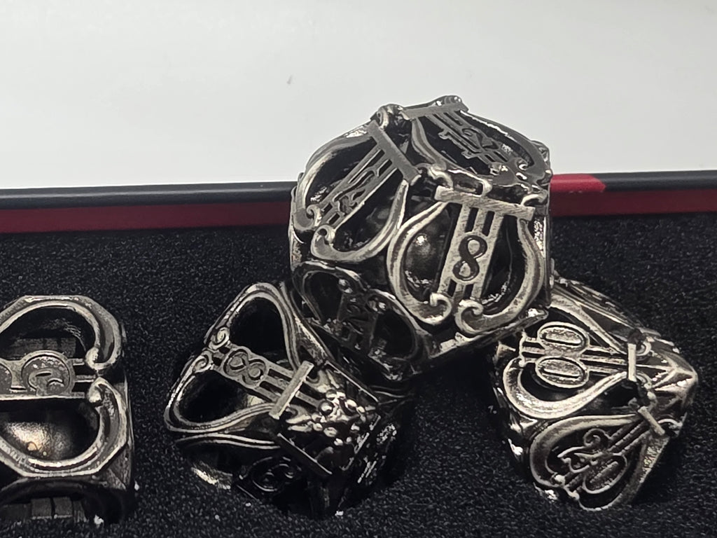 Harp bell dice set