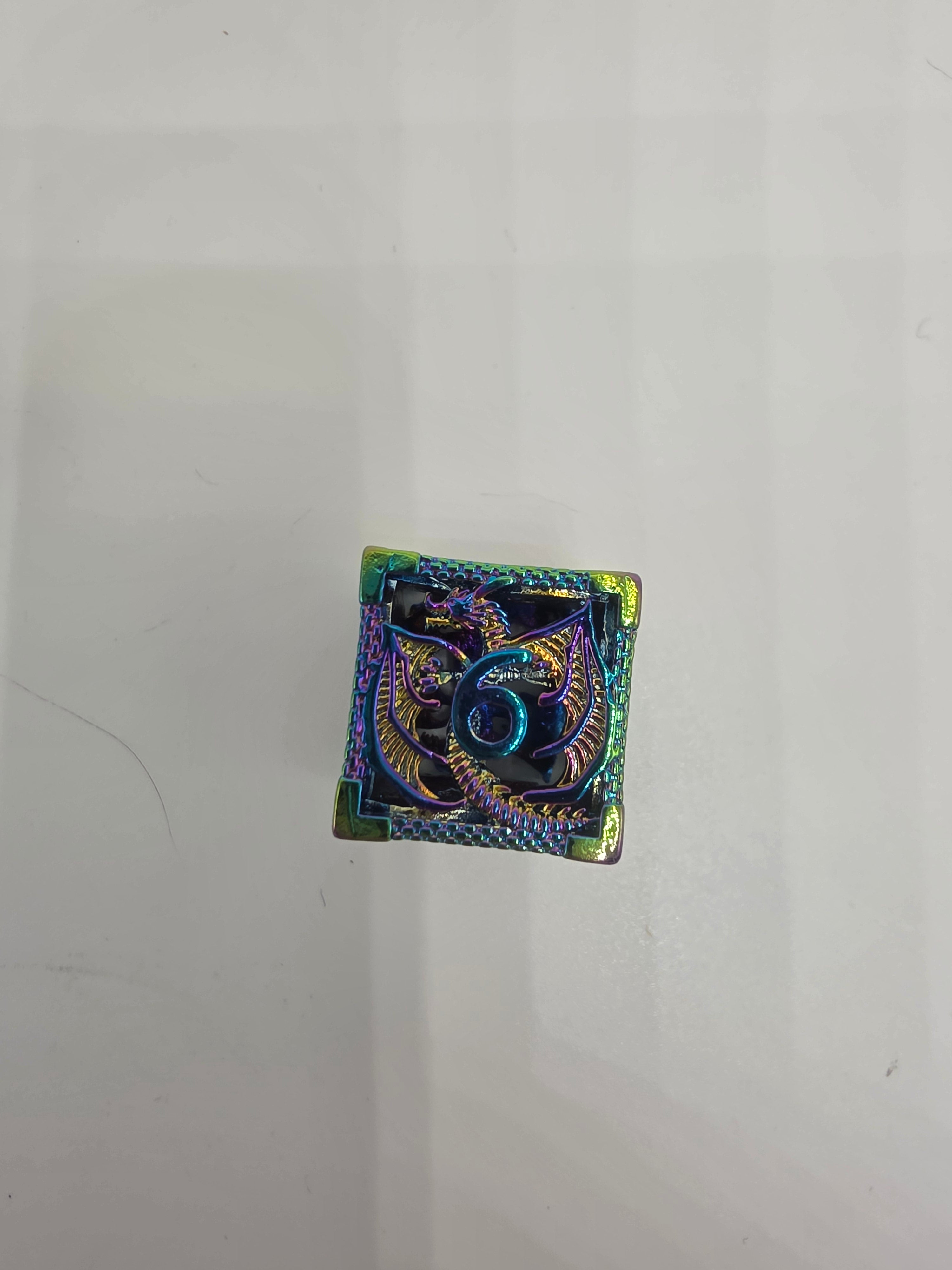 Aether-Blight Hollow metal dice