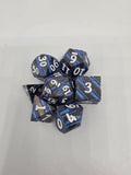 Midnight Pulse solid Metal Dice Set