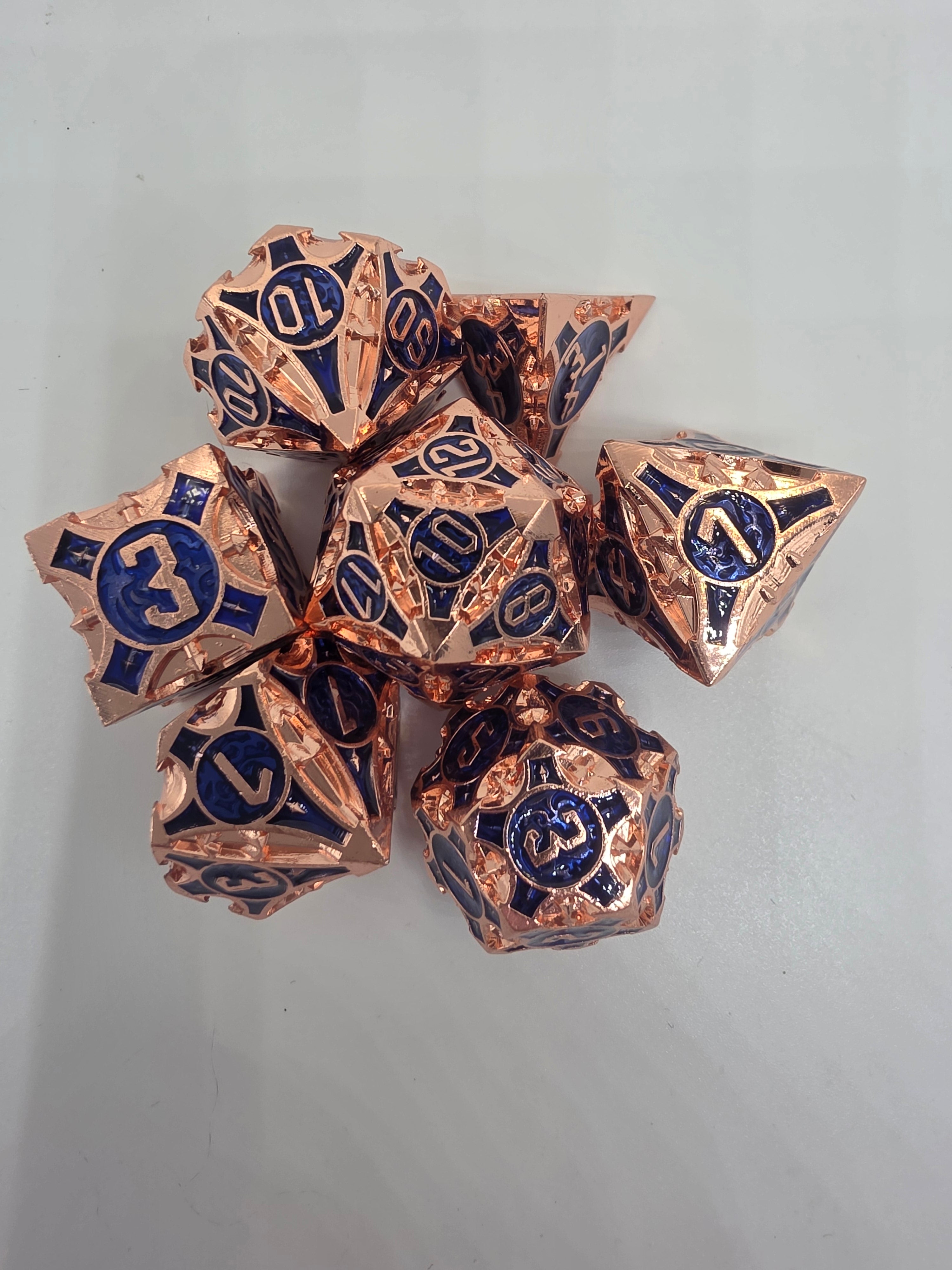 The Arcane solid metal dice set