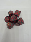 Eldritch Terror metal dice set