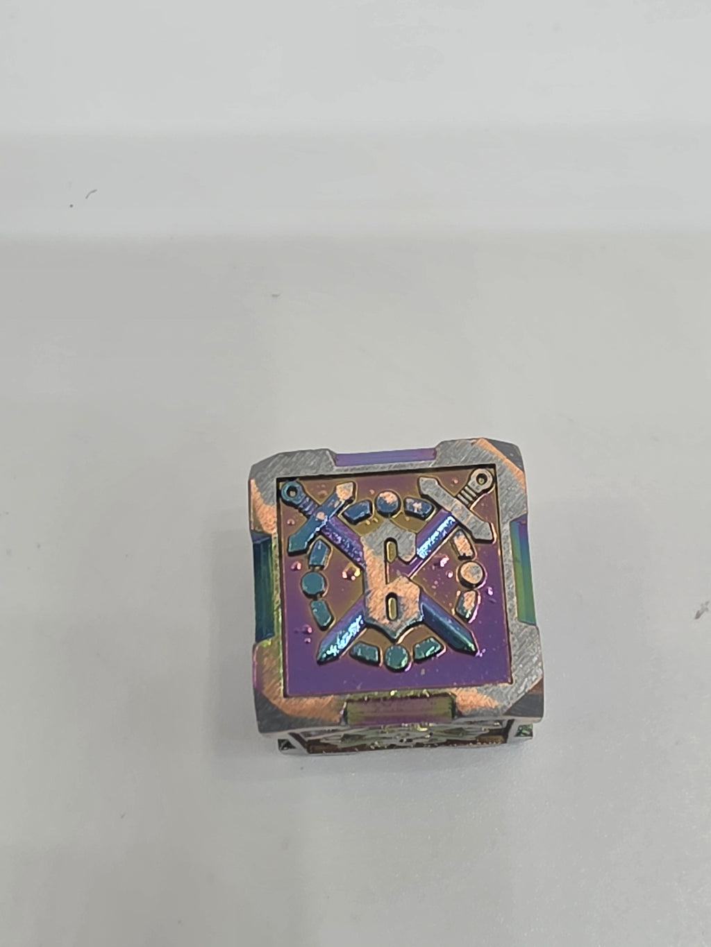 Chromatic Armory solid metal dice set