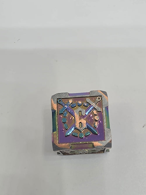 Chromatic Armory solid metal dice set