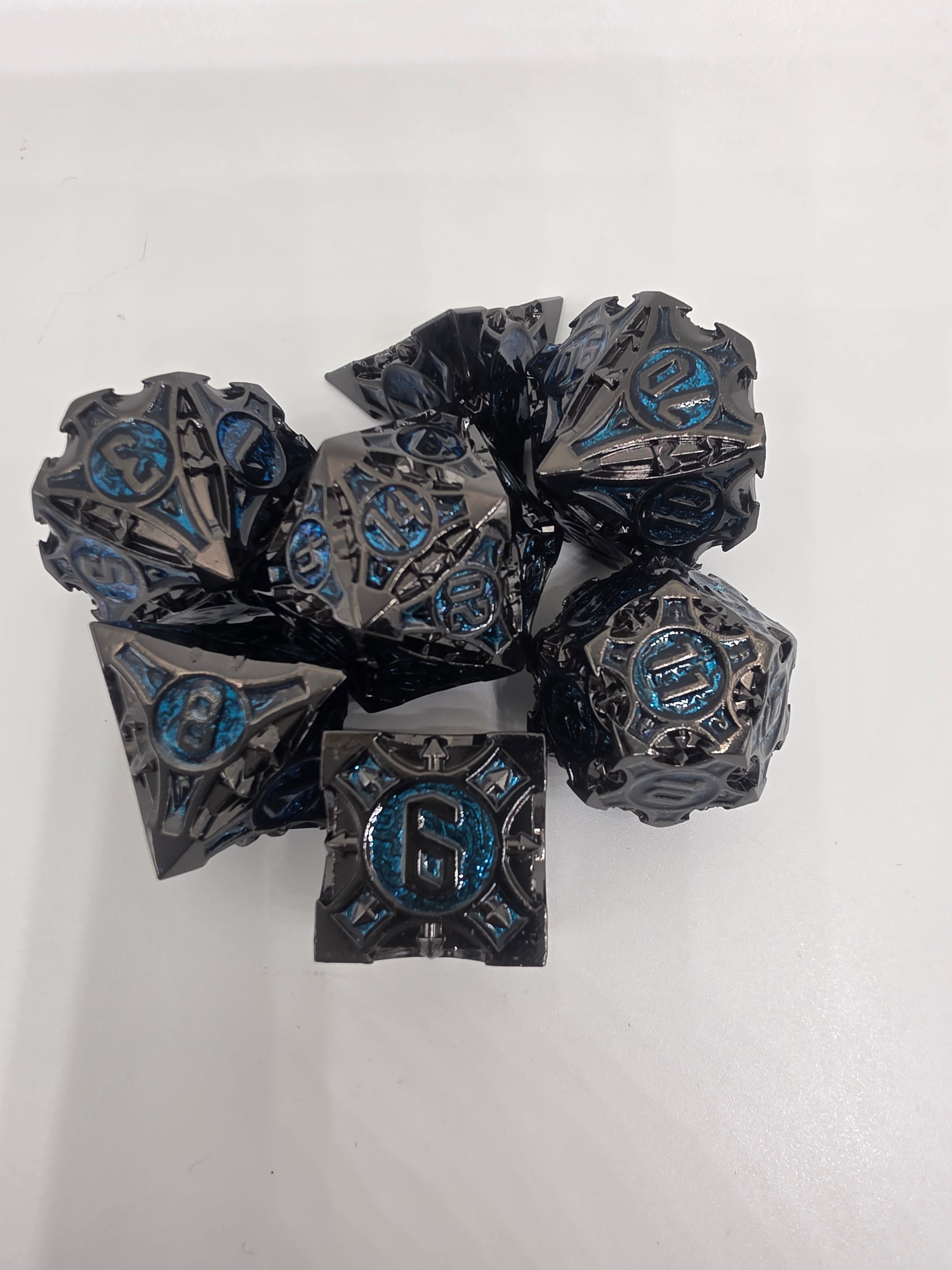 The Arcane solid metal dice set