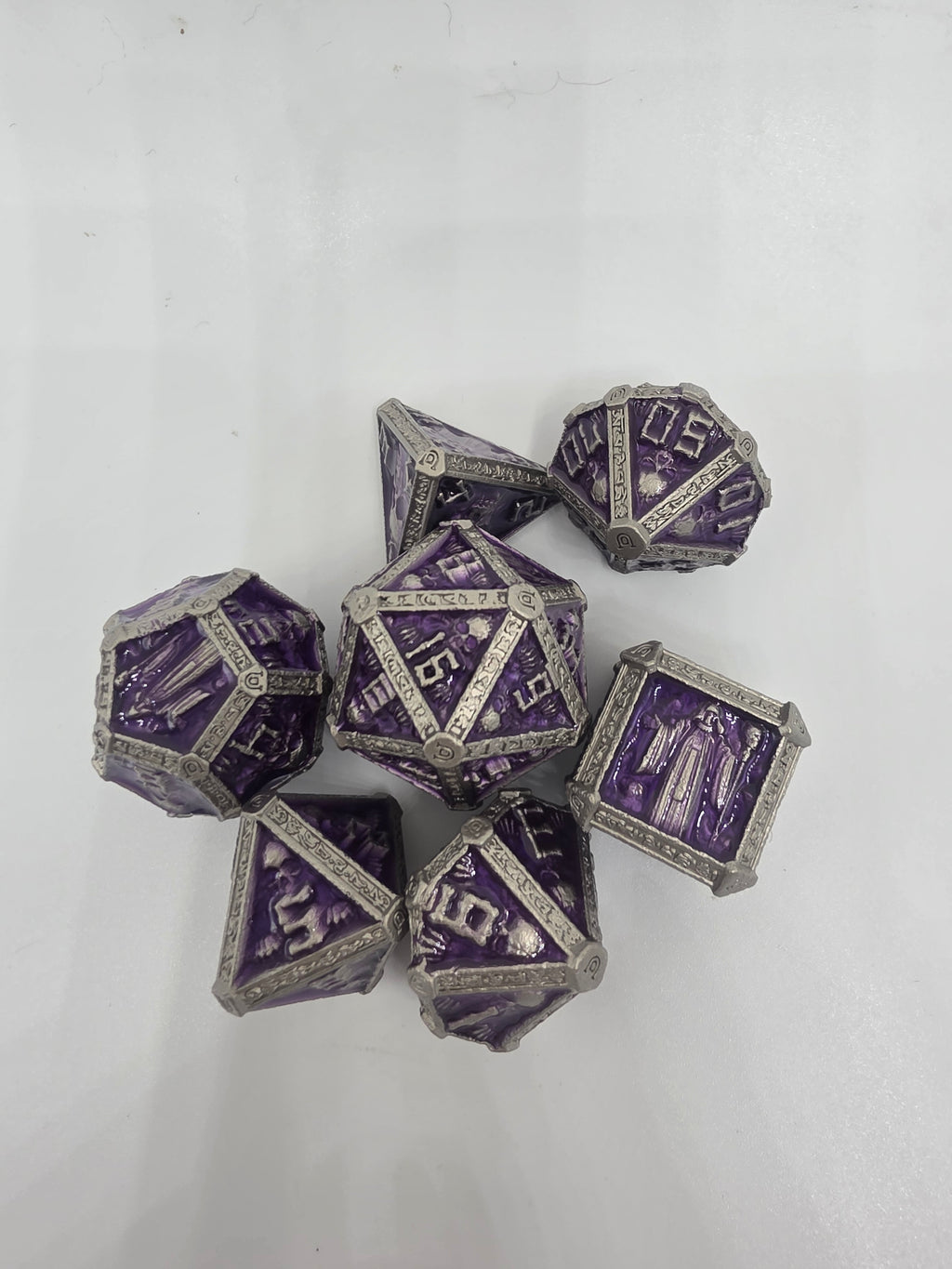 The Ossuary of Kings solid metal dice set
