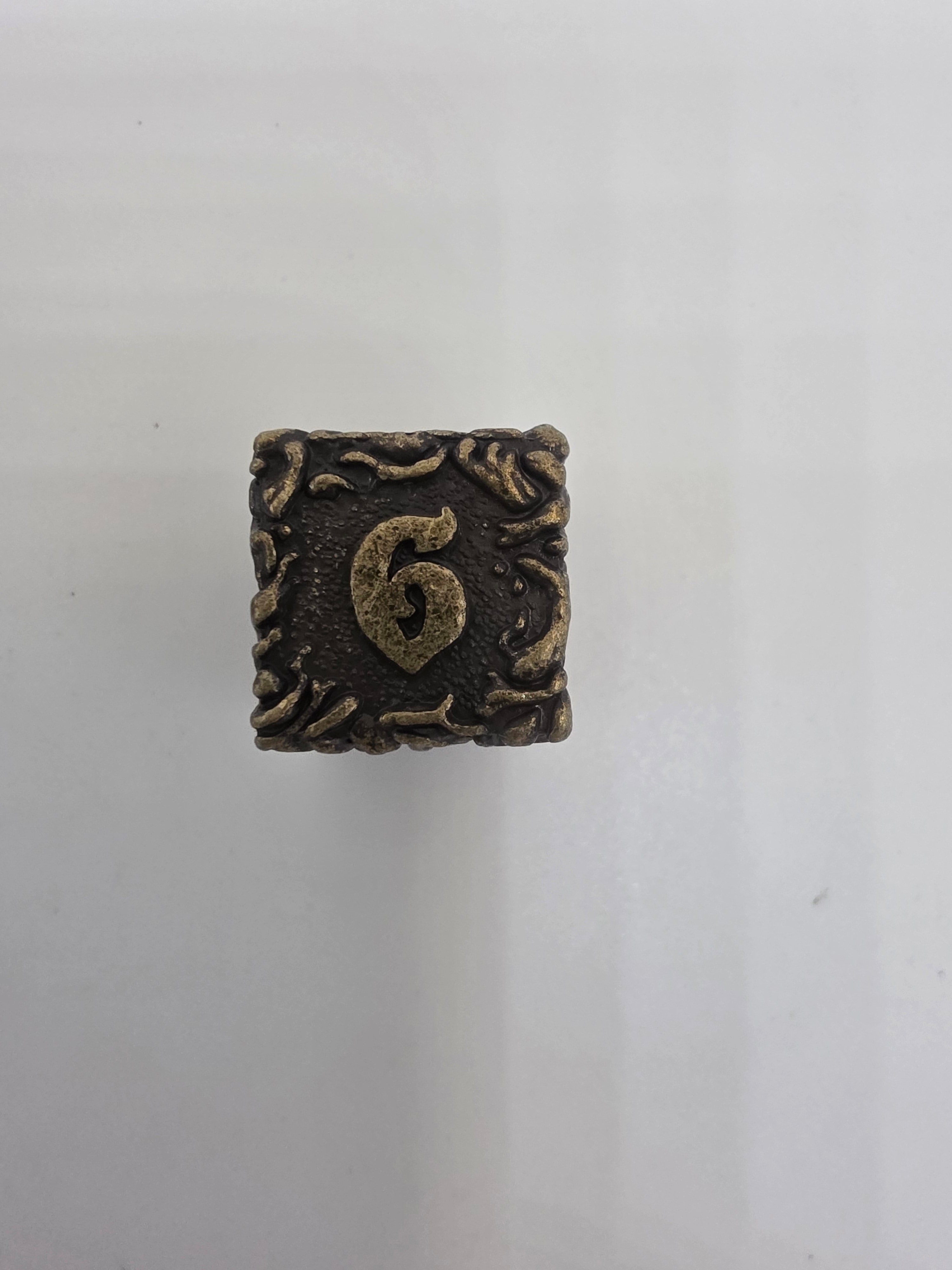 The Gilded Bramble metal dice set