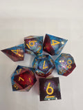 Celestial Heartbeat liquid core dice set