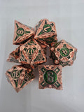 The Arcane solid metal dice set