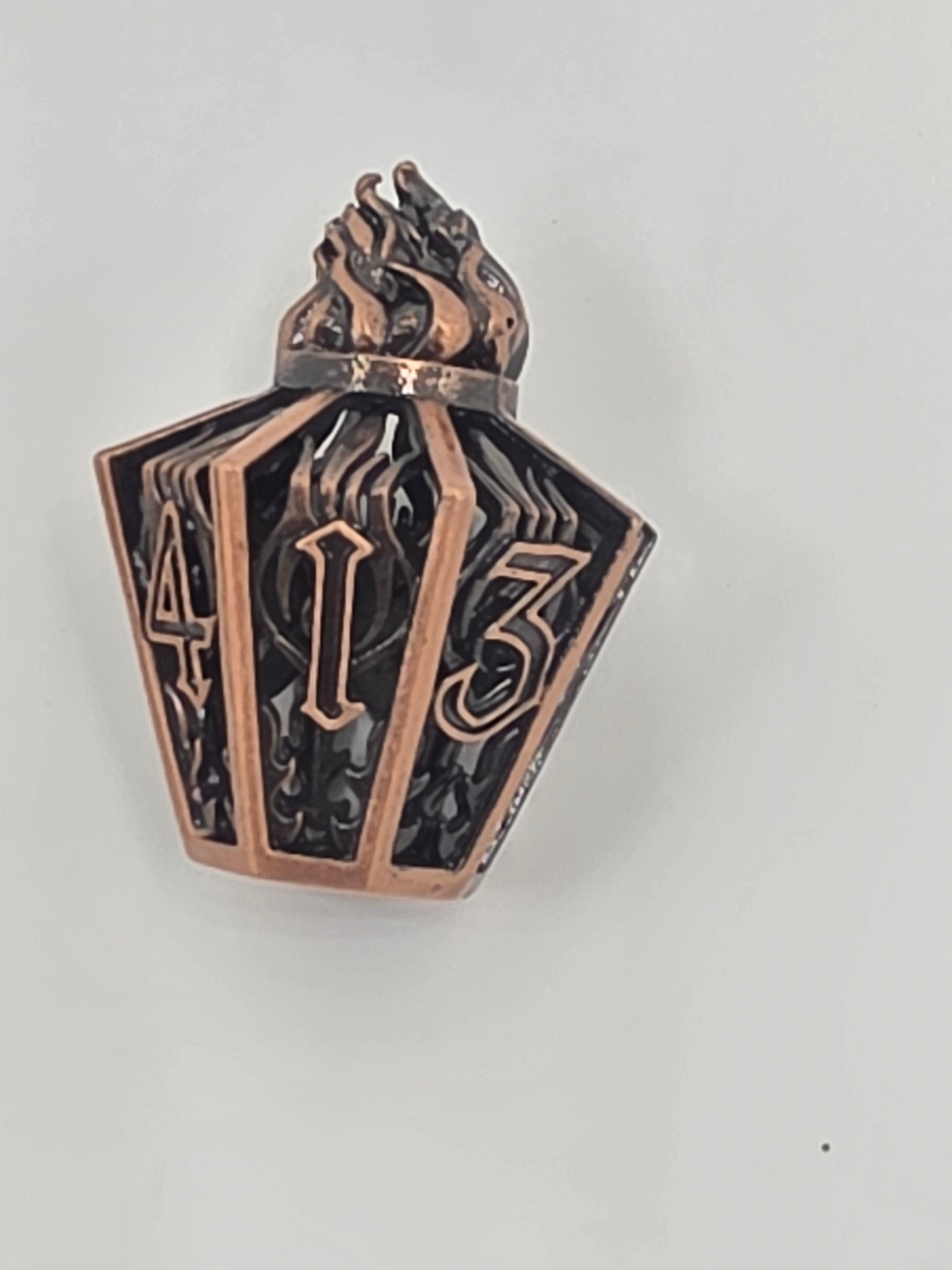 Infernal Soul-Cage hollow metal dice set