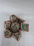 Hands on metal dice set