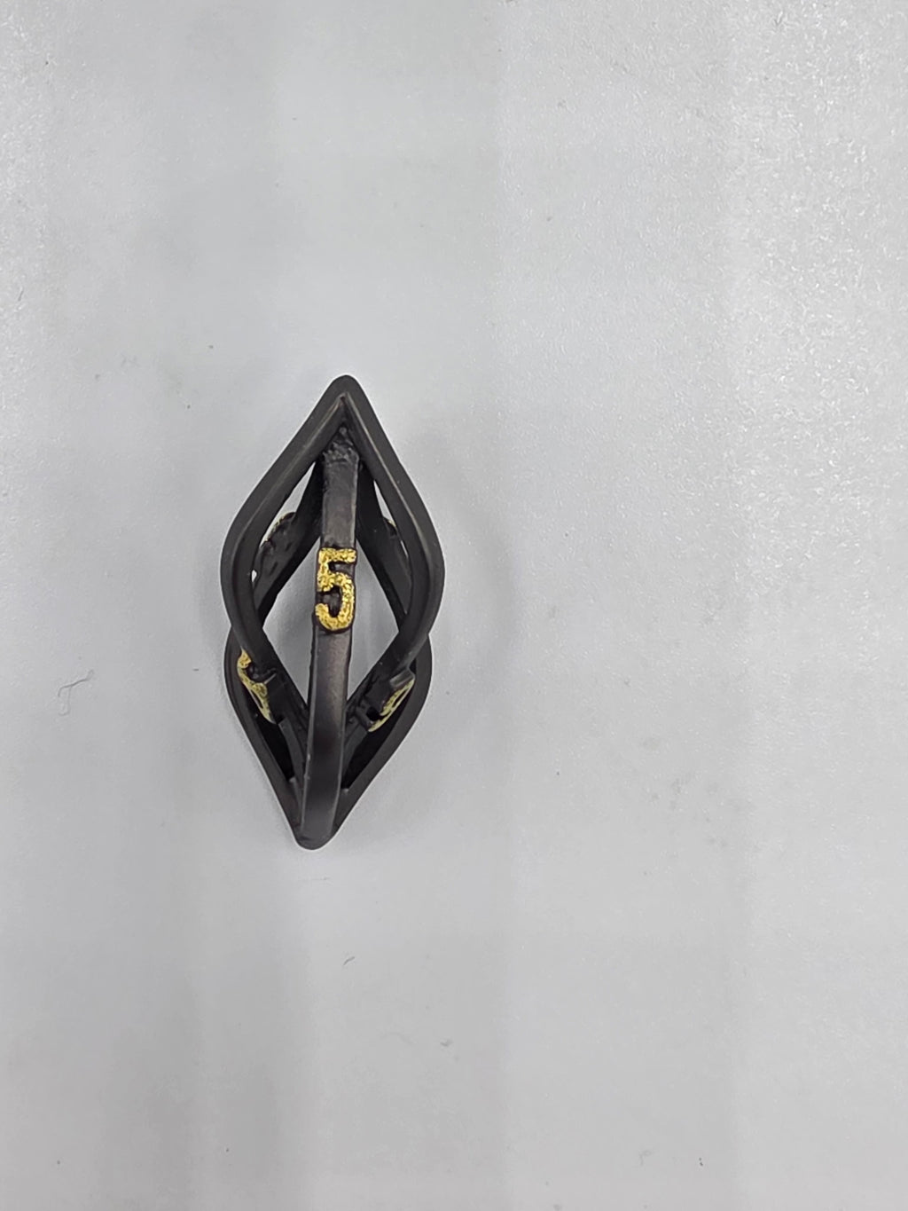 Unique Black and gold dice set