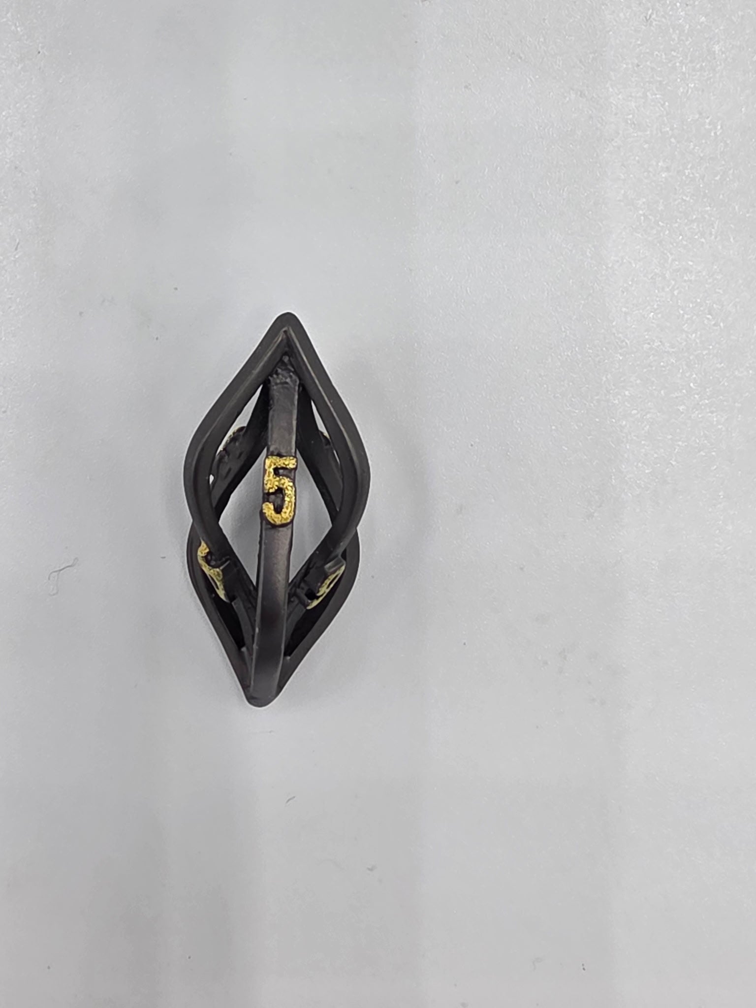 Unique Black and gold dice set