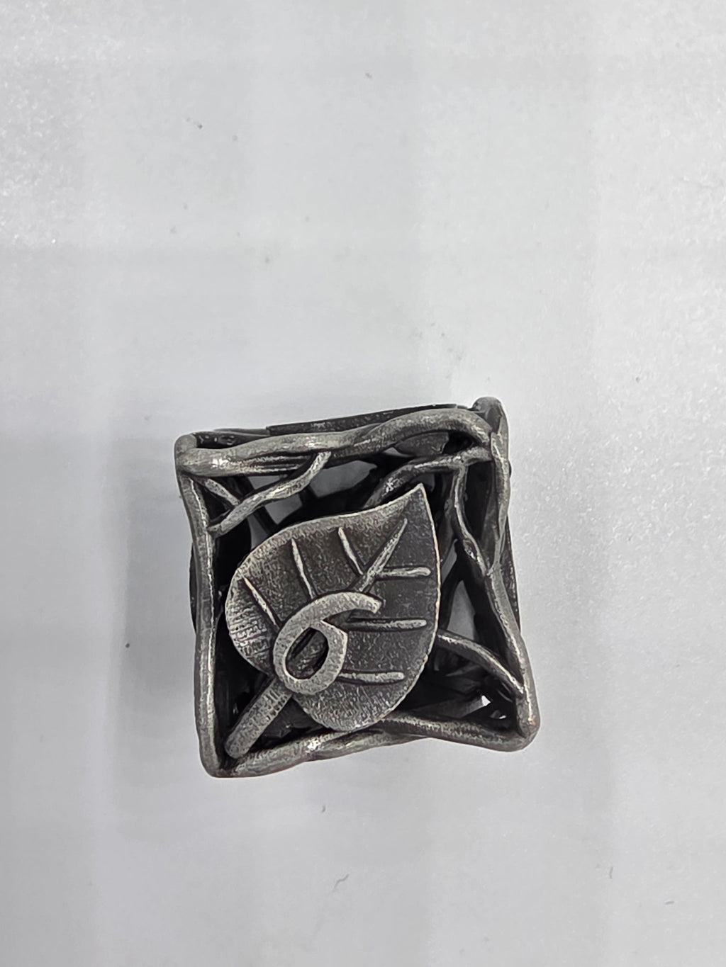 Matte hollow leaf dice set
