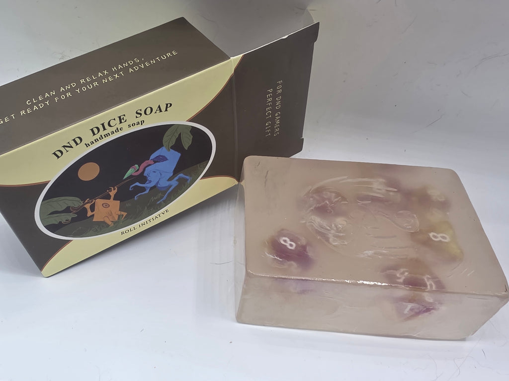 Mystery soap dice