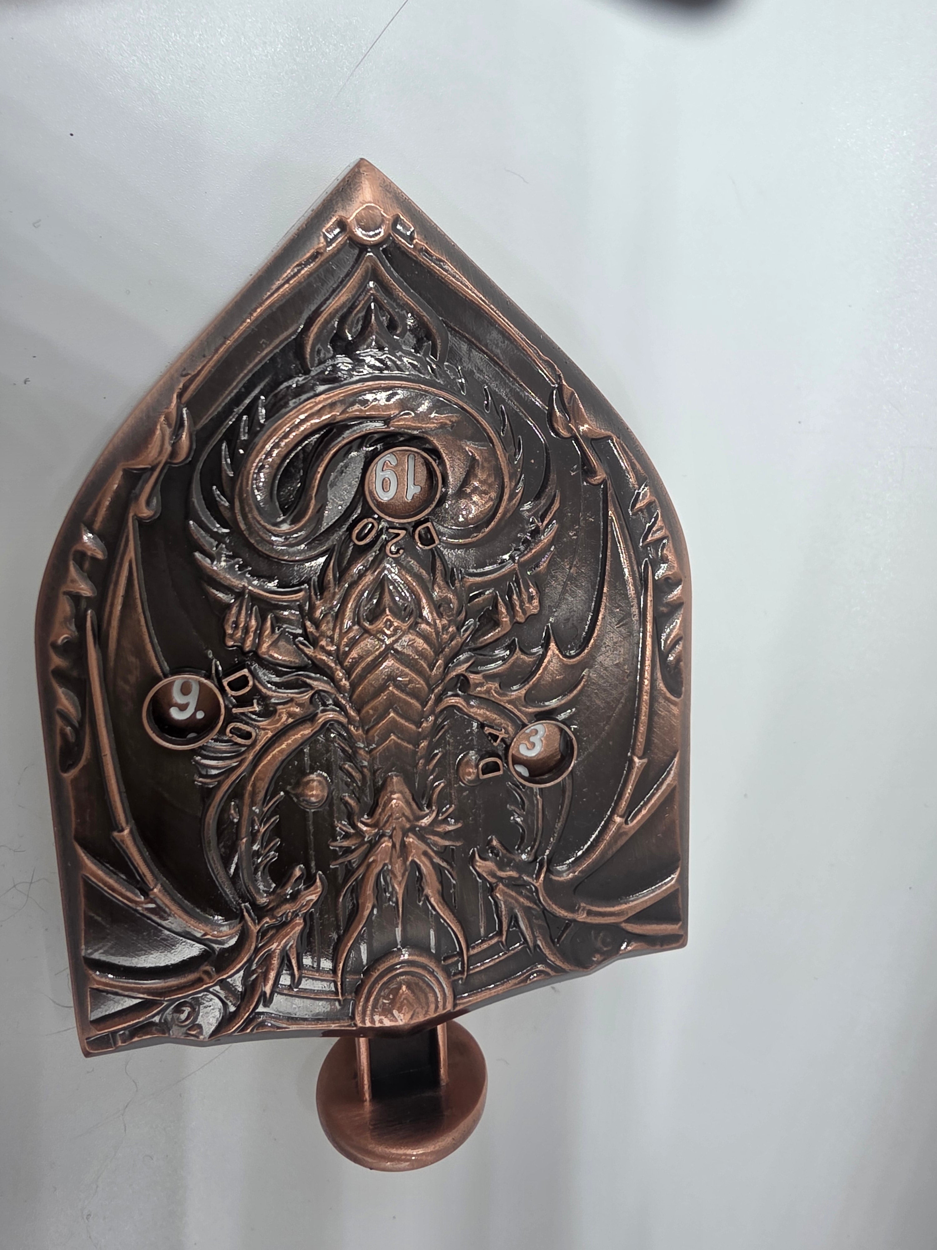 Dragon push button fidget spinner