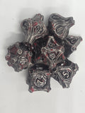 Solid metal wood dice