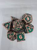 The Gilded Bramble metal dice set