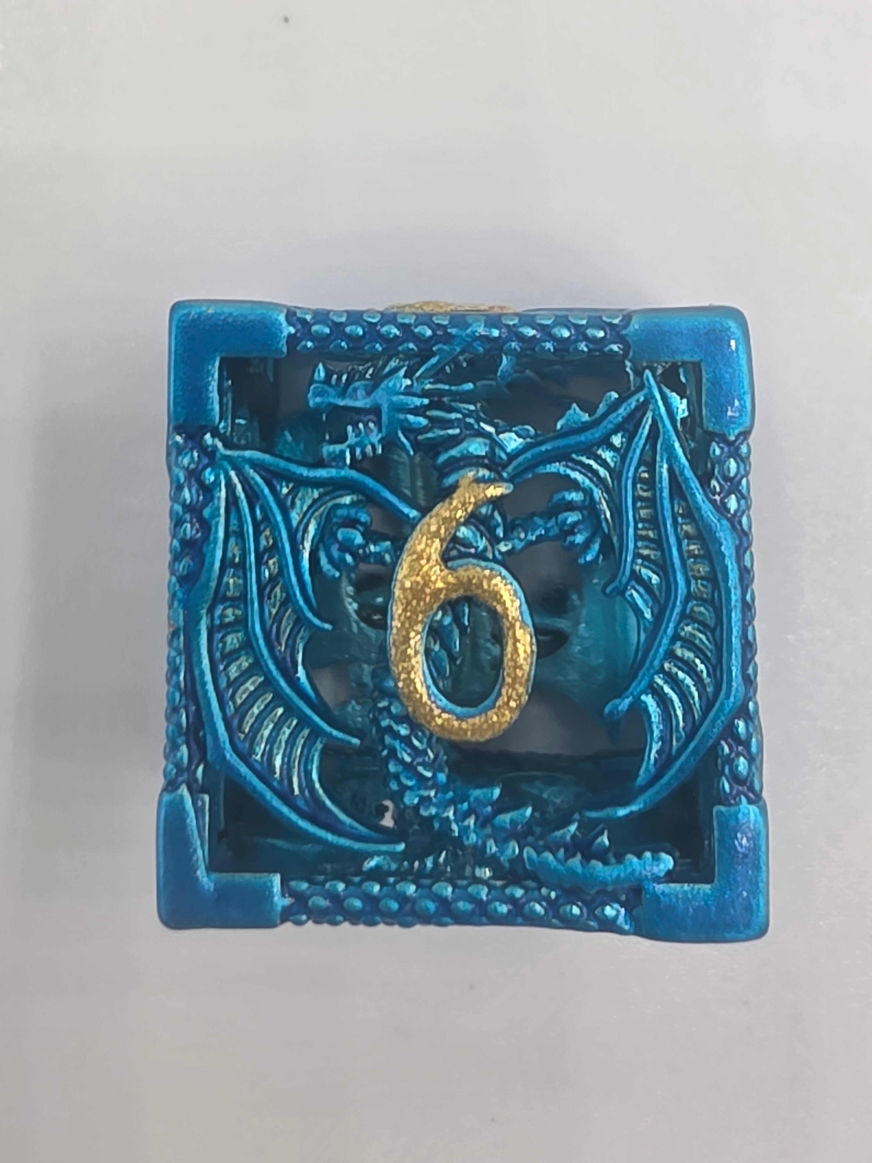 Hollow dragon dice set