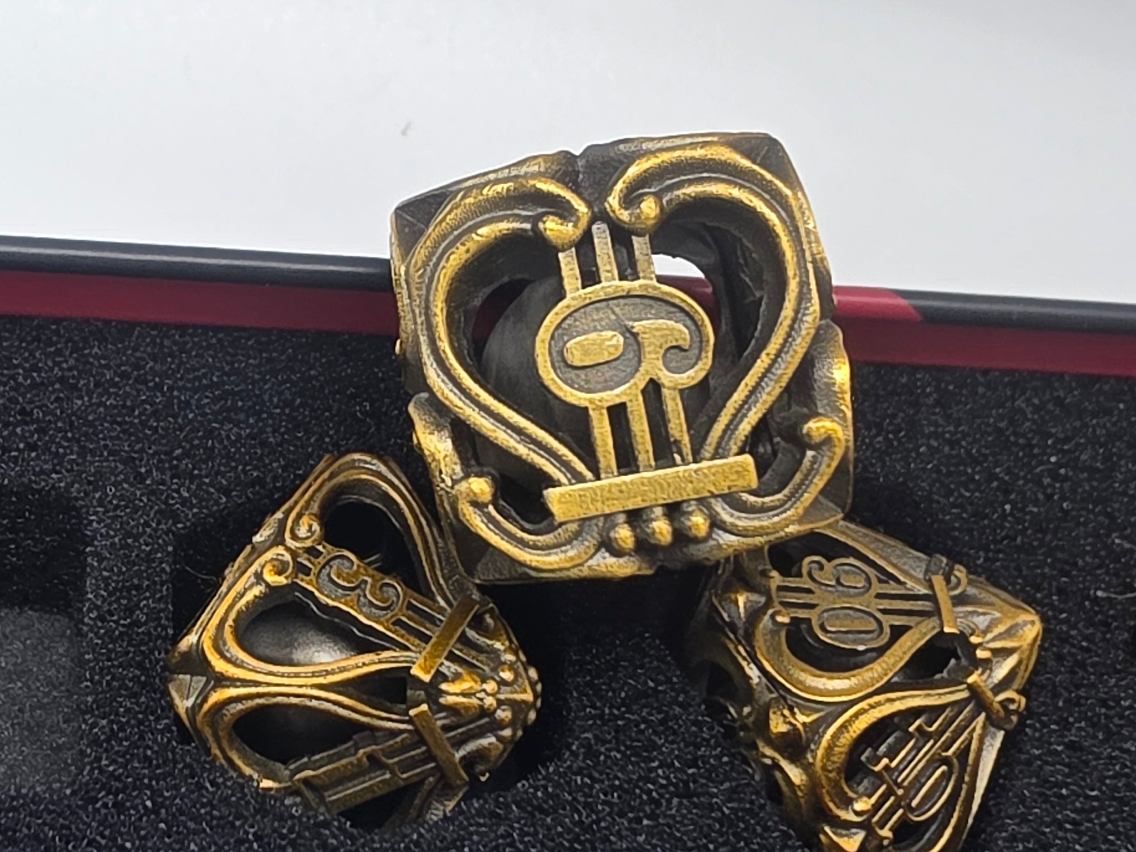 Harp bell dice set