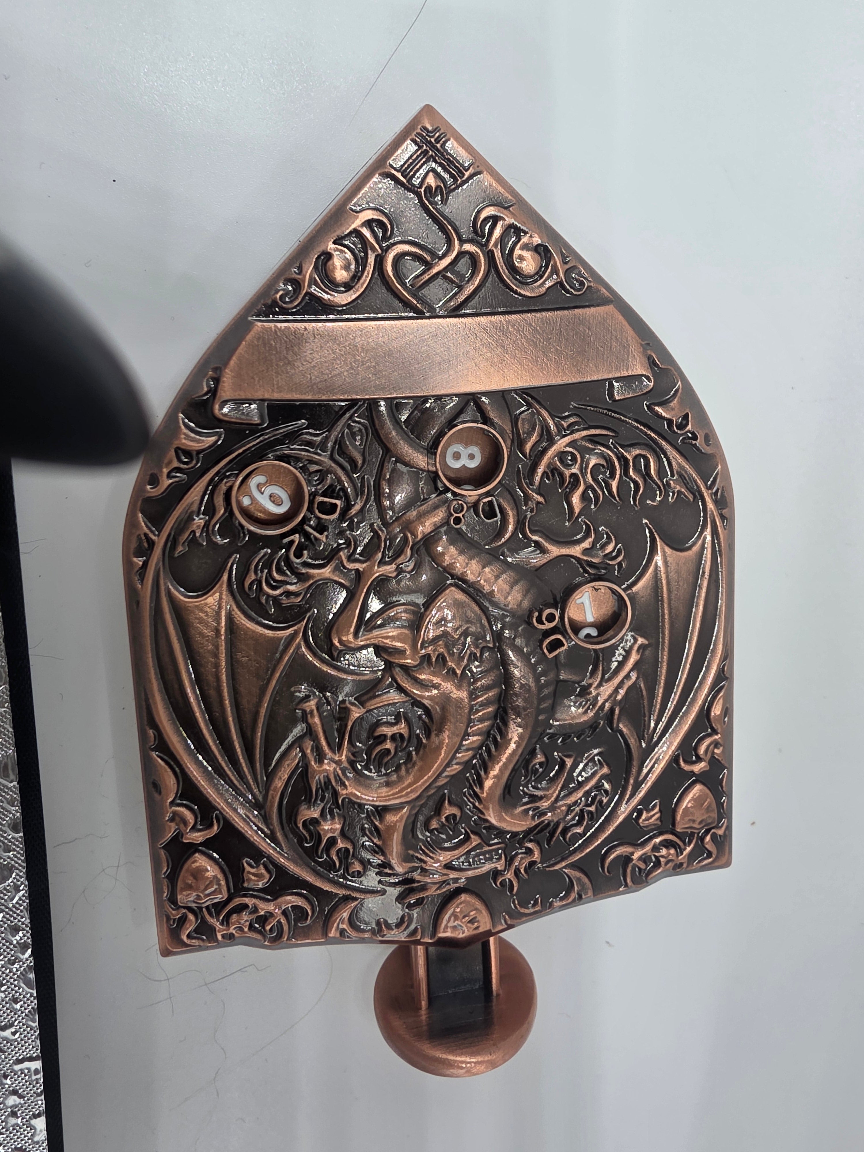 Dragon push button fidget spinner