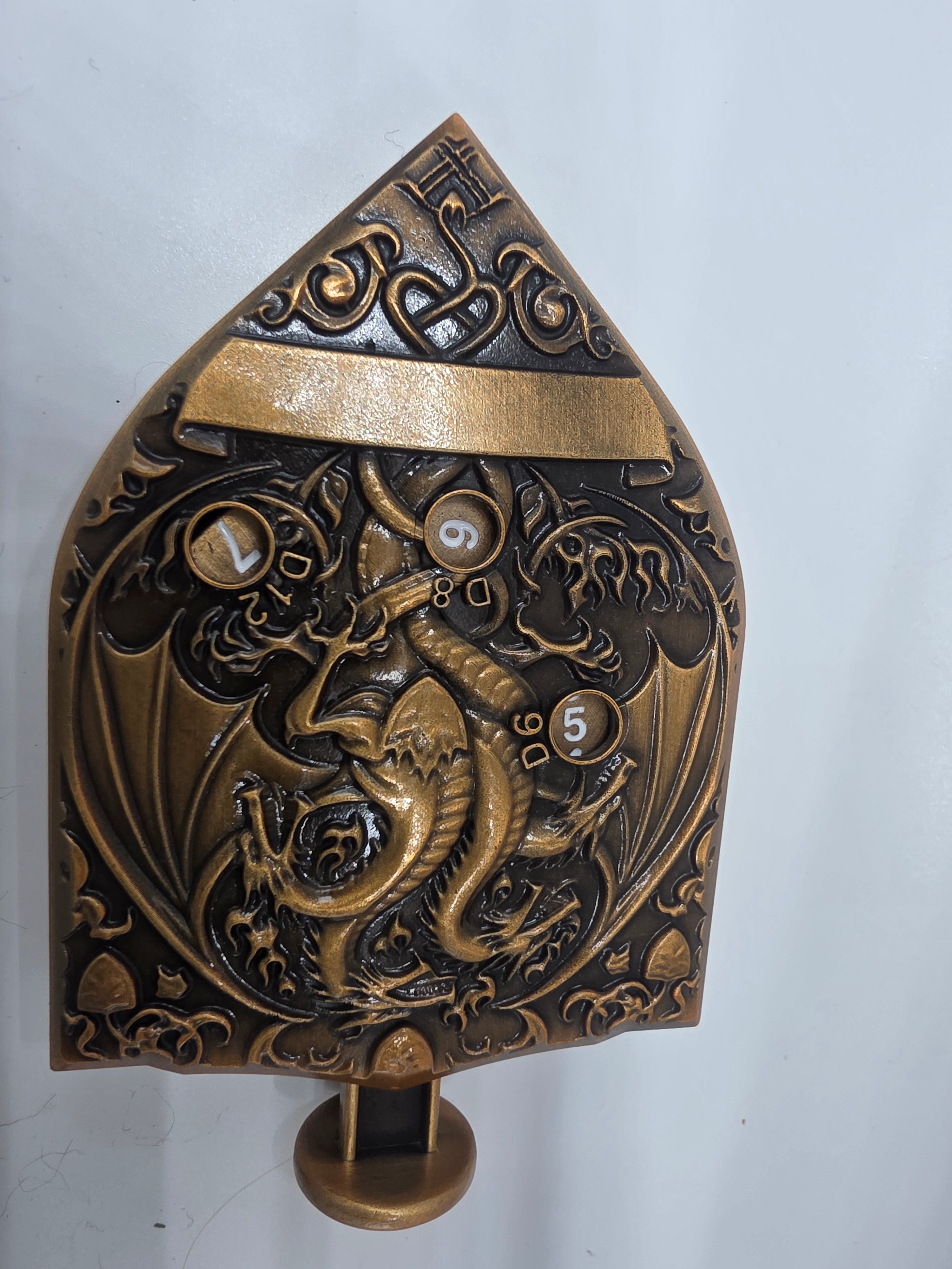 Dragon push button fidget spinner