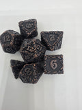The Gilded Bramble metal dice set