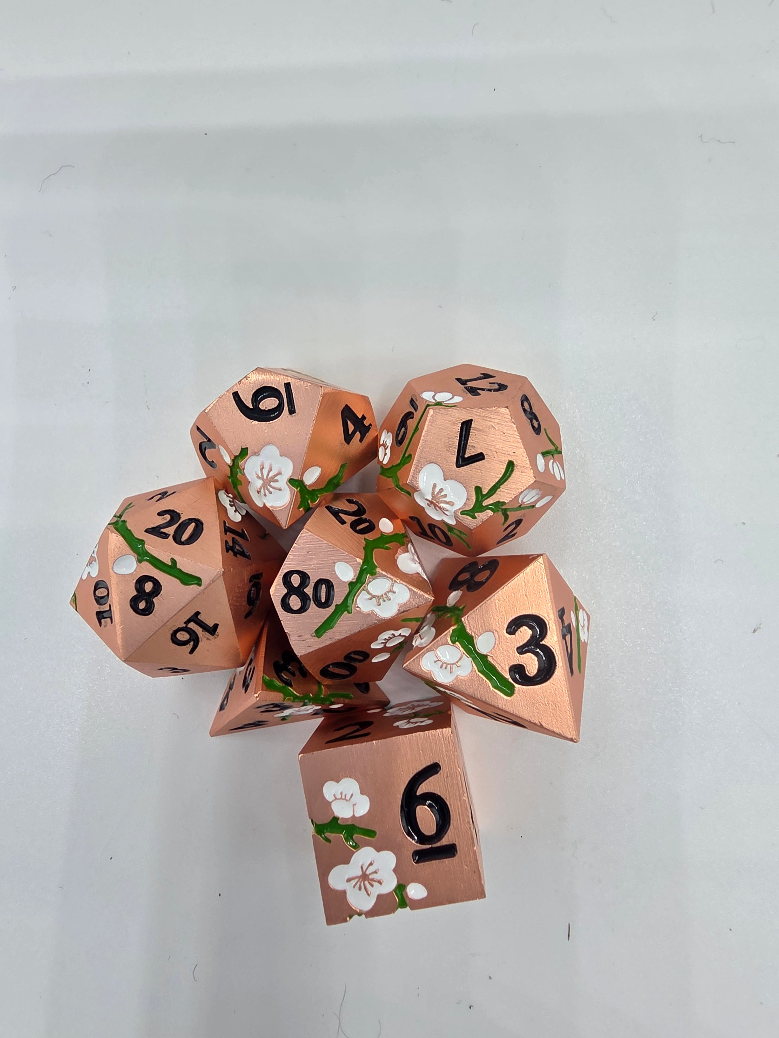 Flower dice set