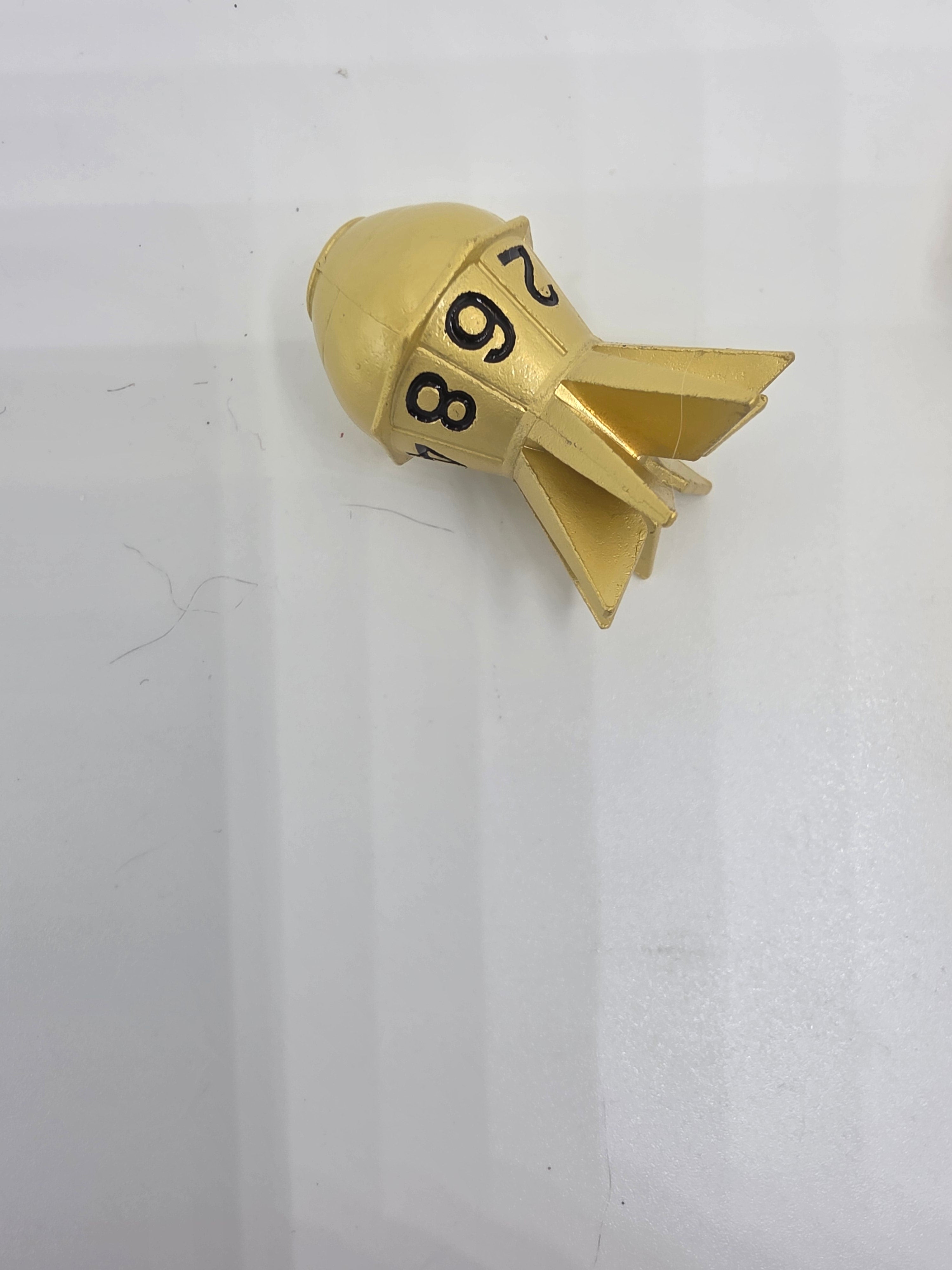 Gilded Artillery Edition solid metal dice set