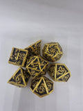 Hands on metal dice set