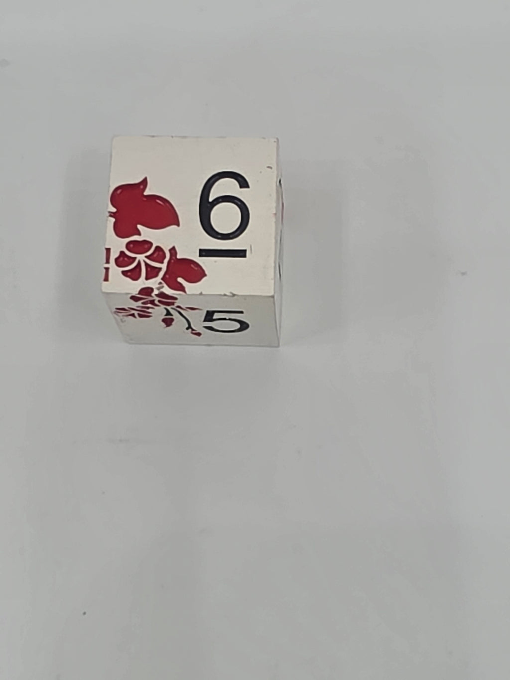 Crimson Garden solid metal Dice set