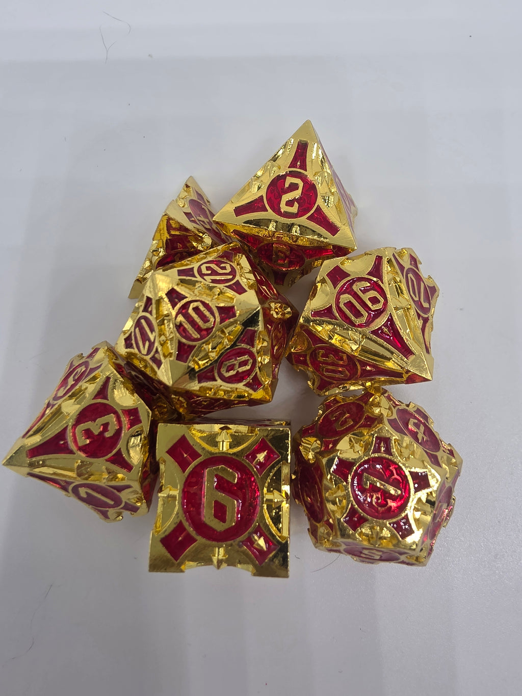 The Arcane solid metal dice set