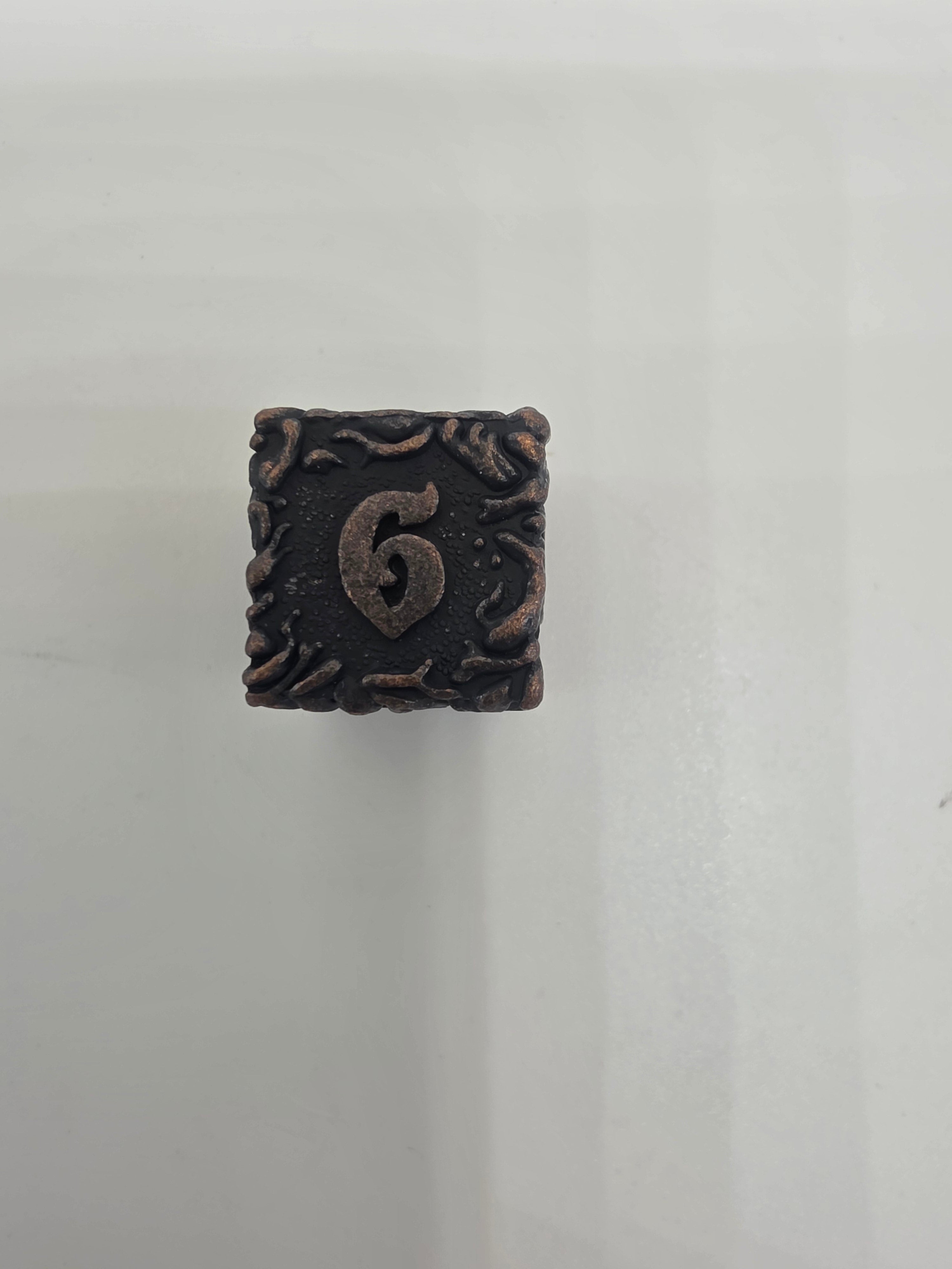 The Gilded Bramble metal dice set