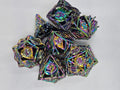 Multicolor hollow dice leaf dice set
