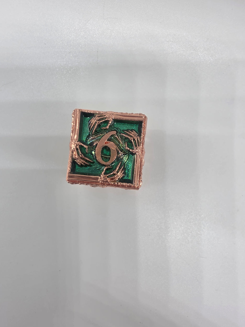 Hands on metal dice set