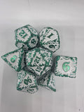 The Gilded Bramble metal dice set
